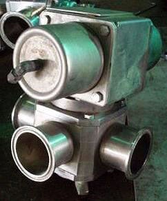 Alfa Laval Koltek 3-Way Stainless Steel Air Actuated Shutter Valve Alfa Laval Koltek 