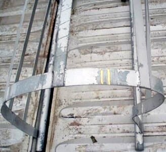 Aluminum Ladder with Galvanized Steel Safety Cage Not Specified 