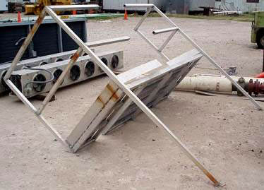 Aluminum Platform with Guard Rails Not Specified 