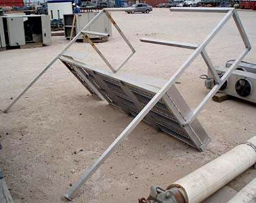 Aluminum Platform with Guard Rails Not Specified 