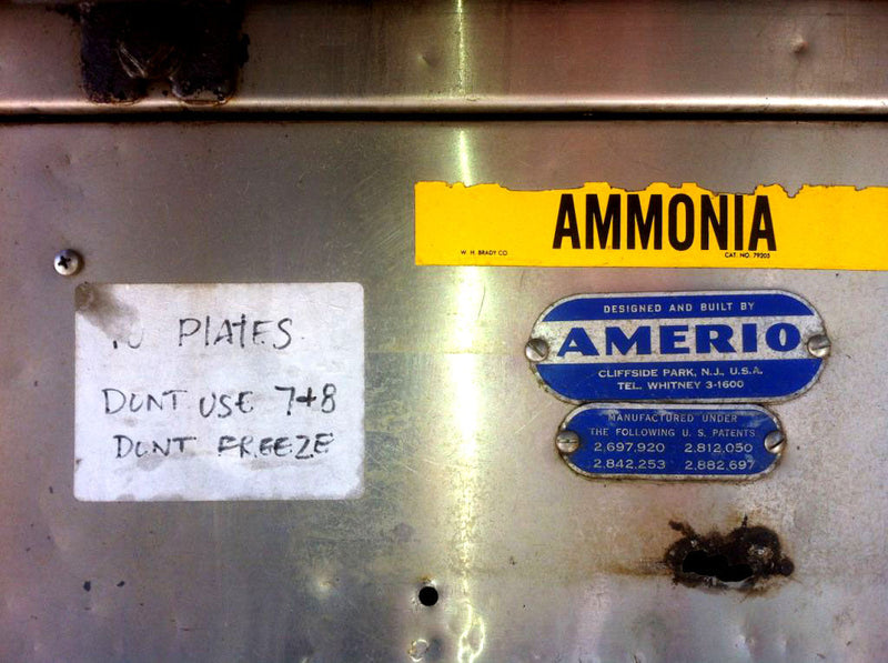 Amerio Horizontal Contact Plate Freezer – 13 Plates Amerio 