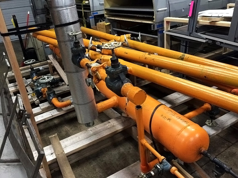 Ammonia Refrigerant Piping / Valves Not Specified 