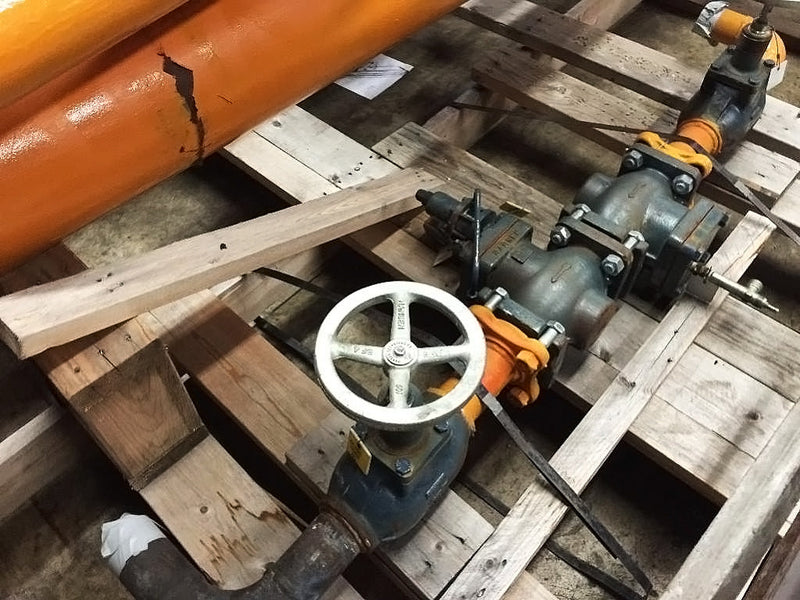 Ammonia Refrigerant Piping / Valves Not Specified 