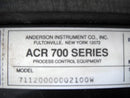 Anderson Instrument Co. ACR 700 Series Chart Recorder Anderson Instrument Co. 