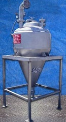 Apparatebaumack Muhlheim Jacketed Cone-Bottom Vacuum Processor- 150 Gallon Apparatebaumack Muhlheim 