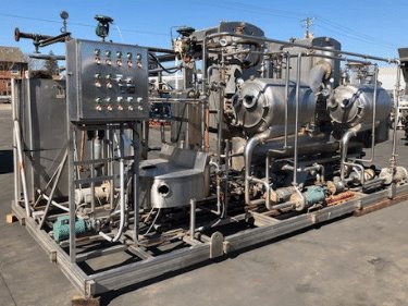 APV 2 Effect Rising Falling Film Plate Evaporator APV 