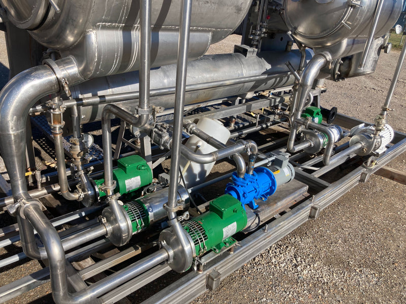APV 2 Effect Rising Falling Film Plate Evaporator APV 