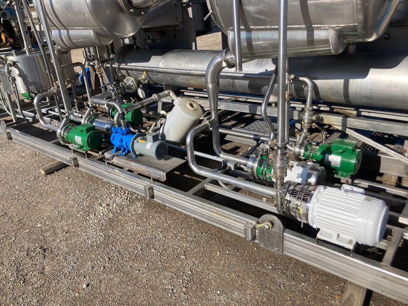 APV 2 Effect Rising Falling Film Plate Evaporator APV 