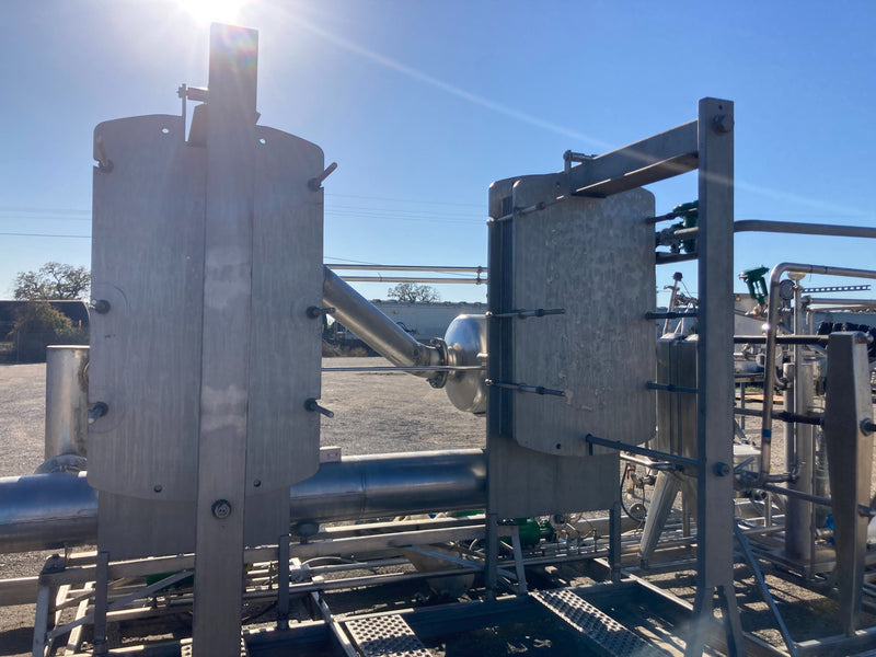 APV 2 Effect Rising Falling Film Plate Evaporator APV 