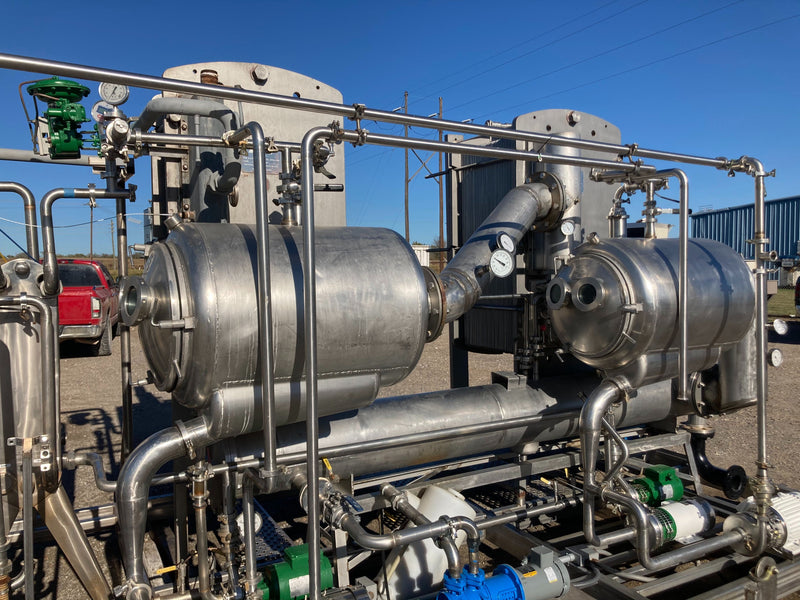 APV 2 Effect Rising Falling Film Plate Evaporator APV 