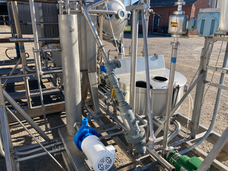 APV 2 Effect Rising Falling Film Plate Evaporator APV 