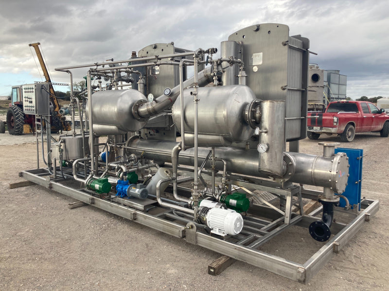 APV 2 Effect Rising Falling Film Plate Evaporator APV 
