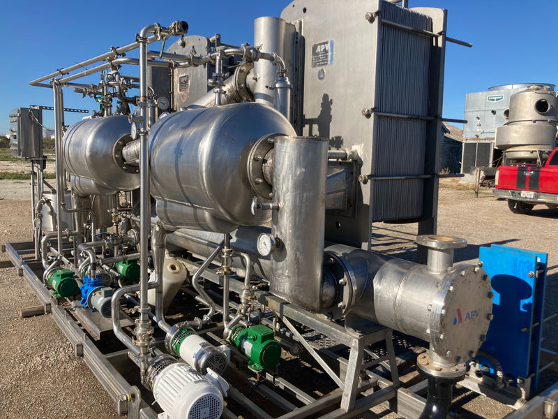 APV 2 Effect Rising Falling Film Plate Evaporator APV 