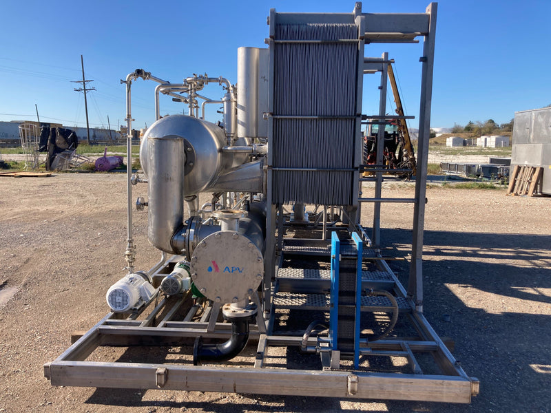 APV 2 Effect Rising Falling Film Plate Evaporator APV 