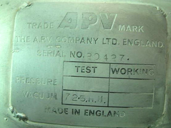 APV 2-Effect Rising/Falling Film Plate Evaporator APV 