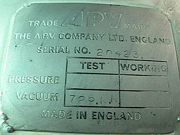 APV 2-Effect Rising/Falling Film Plate Evaporator APV 