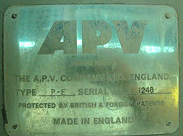 APV 2-Effect Rising/Falling Film Plate Evaporator APV 