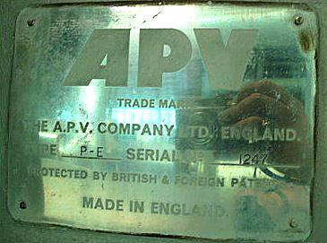 APV 2-Effect Rising/Falling Film Plate Evaporator APV 