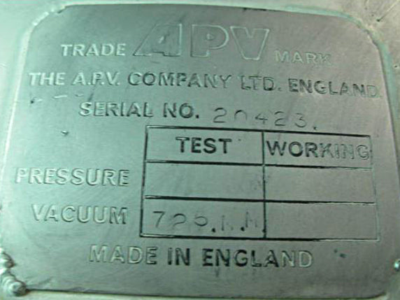 APV 2-Effect Rising/Falling Film Plate Evaporator APV 