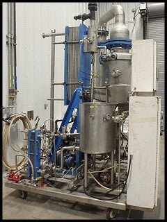APV JR Single Effect Evaporator Skid. APV 