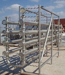 APV Stainless Steel 8-Tube UF/RO Rack APV 