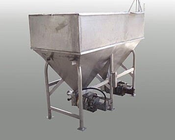 APV Stainless Steel Feeding Hopper Tank and Pump Package-360 gallons APV 