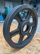 Maurey 2B12.4SK Polea de 2 ranuras de hierro fundido (12,75 OD)