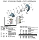 Vilter A34623A Filter Tank with Flange & Plug