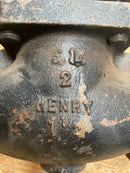 Henry Technologies Valve Co 152A Válvula de cierre de globo con brida de amoníaco (1-1/2")