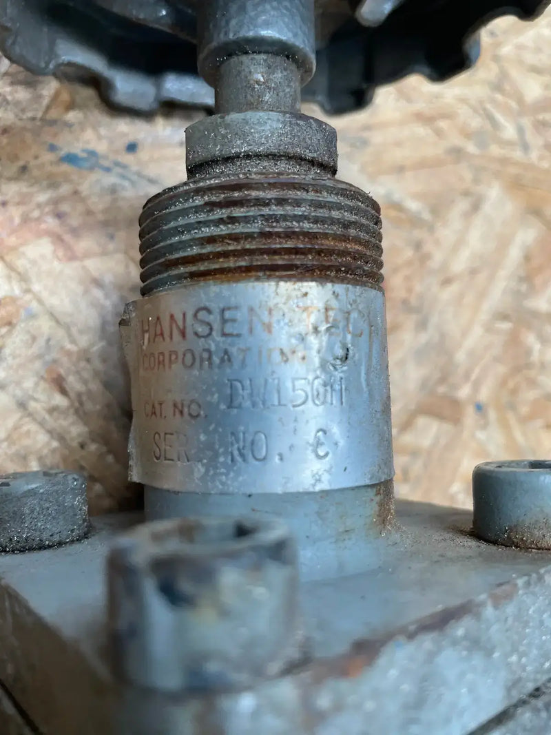 Válvula de cierre manual Hansen DW150H Globe-Y (1-1/2")