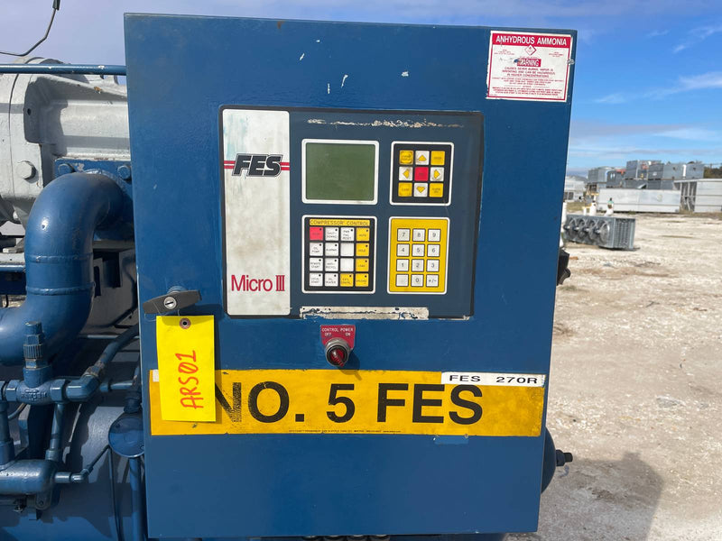 Paquete de compresor de tornillo rotativo FES 270R (FES 270R, 350 HP 460 V, micropanel de control FES)
