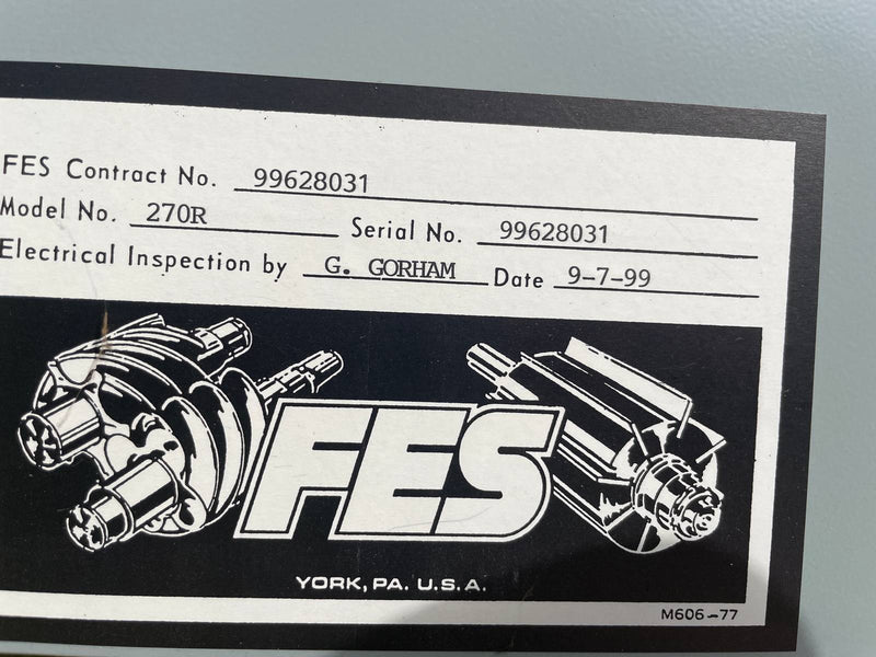 Paquete de compresor de tornillo rotativo FES 270R (FES 270R, 350 HP 460 V, micropanel de control FES)