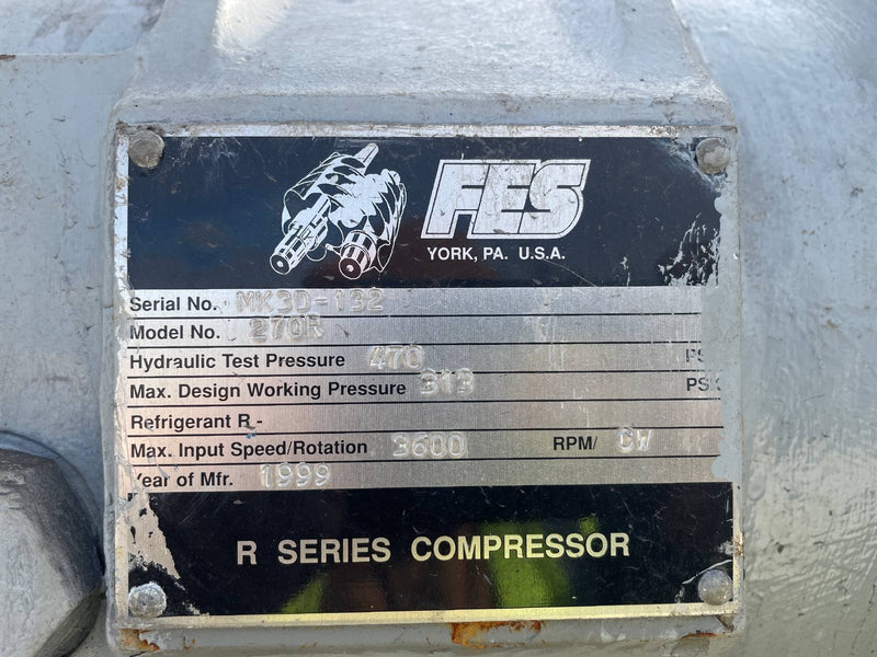 Paquete de compresor de tornillo rotativo FES 270R (FES 270R, 350 HP 460 V, micropanel de control FES)