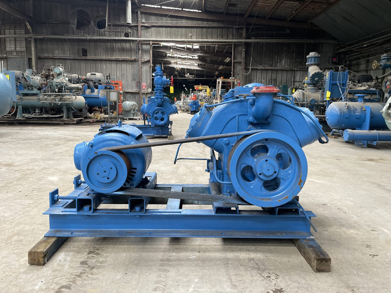 Vilter 456XL 6-Cylinder Reciprocating Compressor Package (40 HP 230/460 V, Belt Driven)
