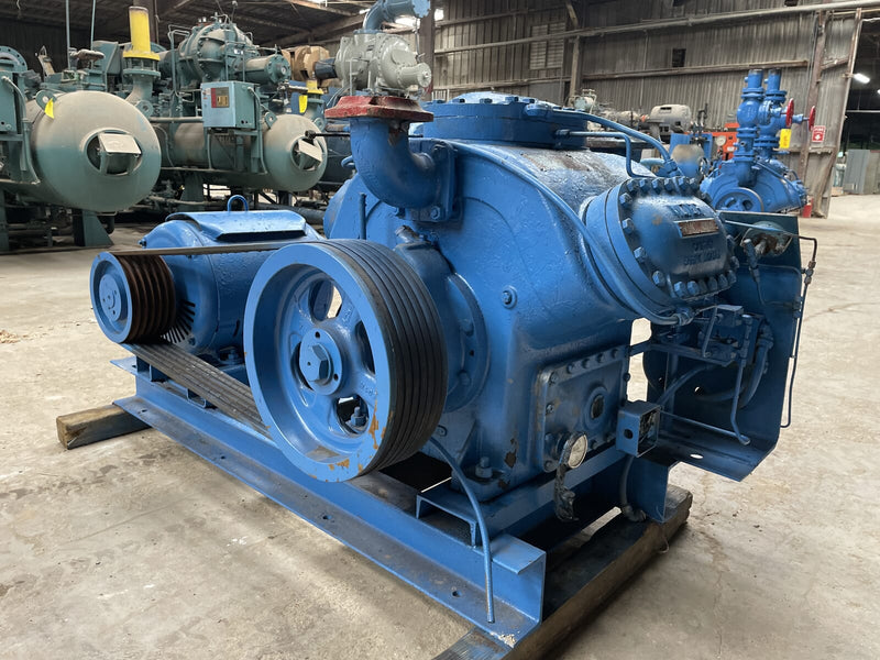 Vilter 456XL 6-Cylinder Reciprocating Compressor Package (40 HP 230/460 V, Belt Driven)