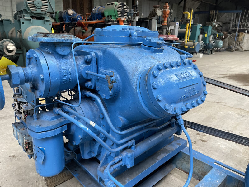 Vilter 456XL 6-Cylinder Reciprocating Compressor Package (40 HP 230/460 V, Belt Driven)