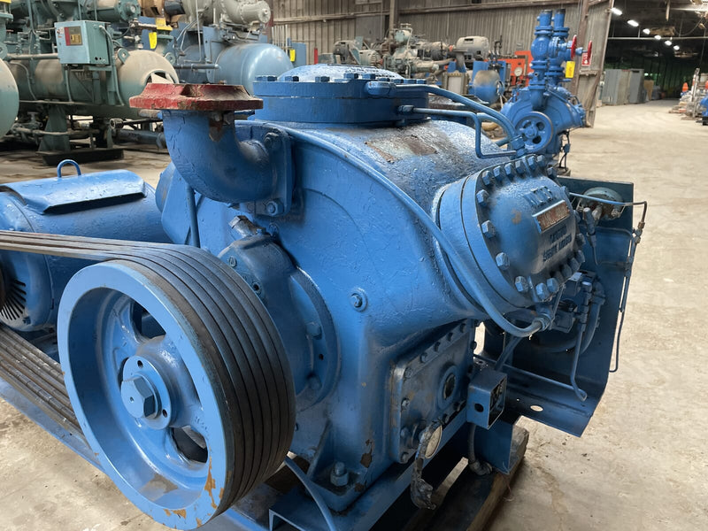 Vilter 456XL 6-Cylinder Reciprocating Compressor Package (40 HP 230/460 V, Belt Driven)