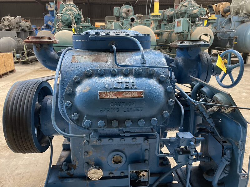 Vilter 456XL 6-Cylinder Reciprocating Compressor Package (40 HP 230/460 V, Belt Driven)