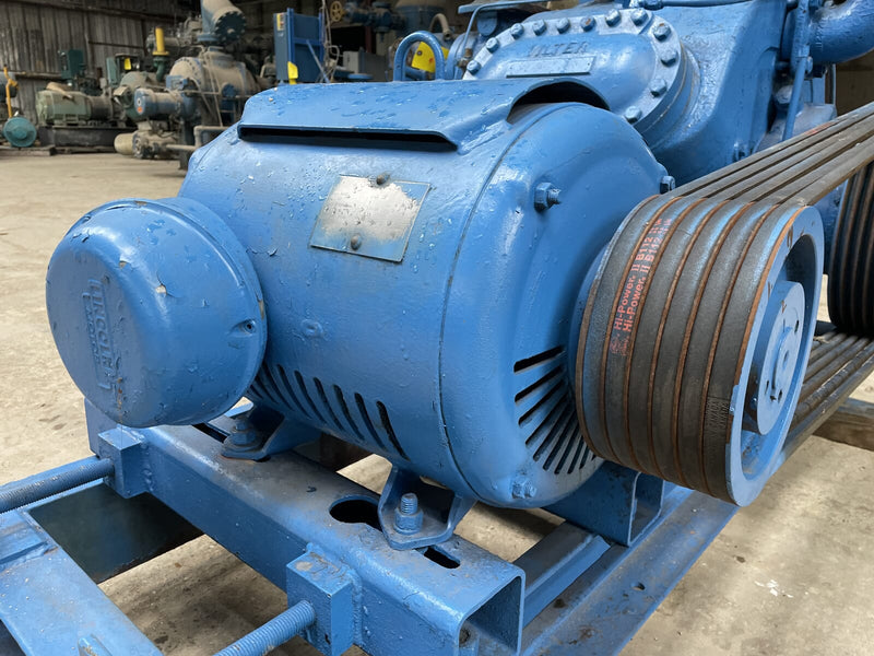 Vilter 456XL 6-Cylinder Reciprocating Compressor Package (40 HP 230/460 V, Belt Driven)