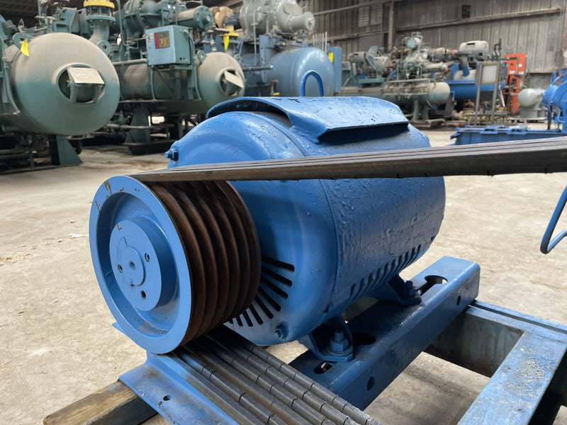 Vilter 456XL 6-Cylinder Reciprocating Compressor Package (40 HP 230/460 V, Belt Driven)