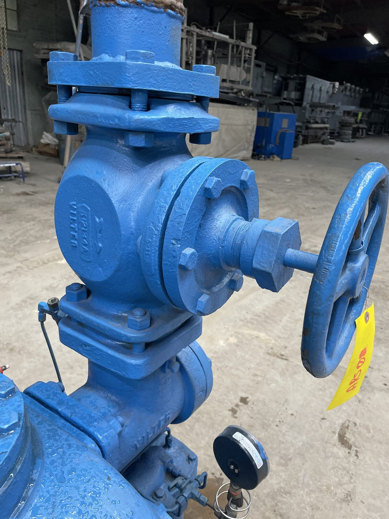 Vilter 456 6-Cylinder Reciprocating Compressor Package (MISSING COMPRESSOR, 100 HP 230/460 V, Belt Driven)