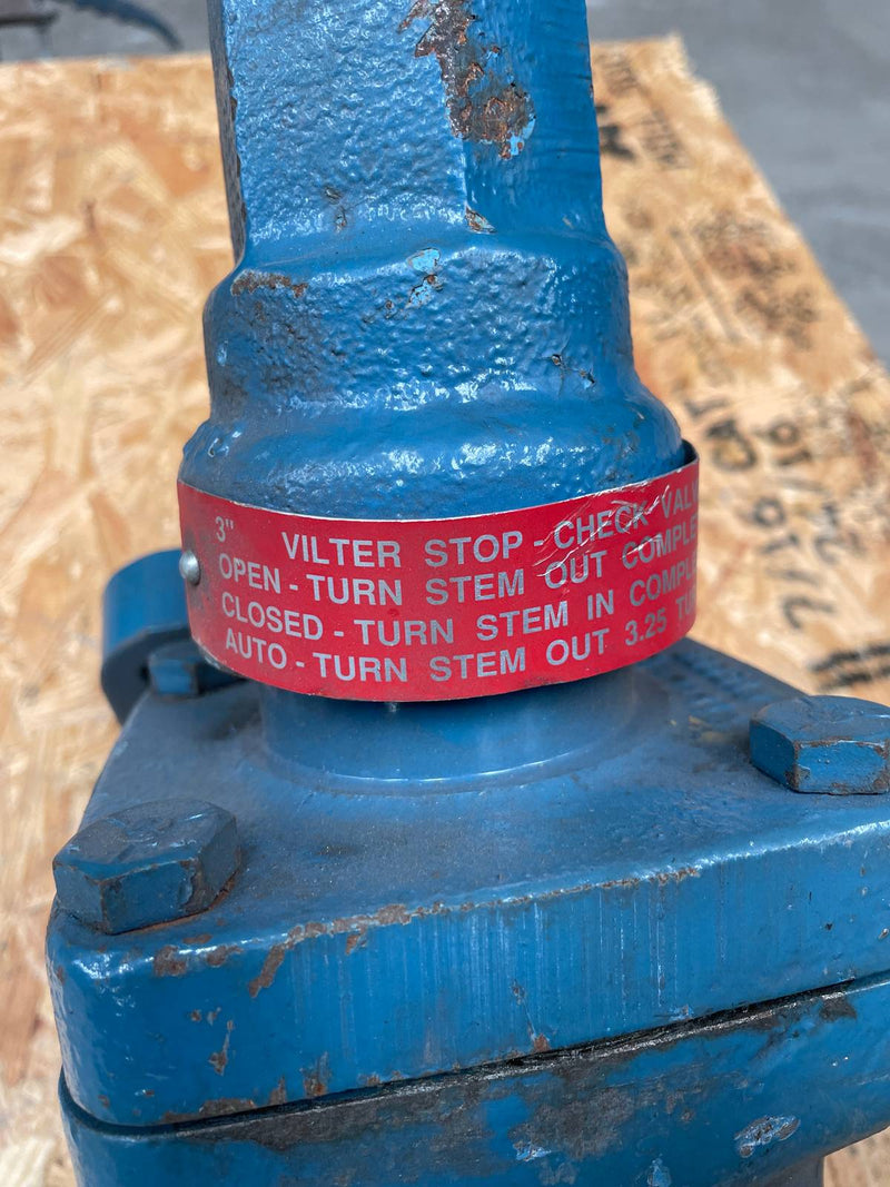 Vilter N16615 Stop Check Valve (3")