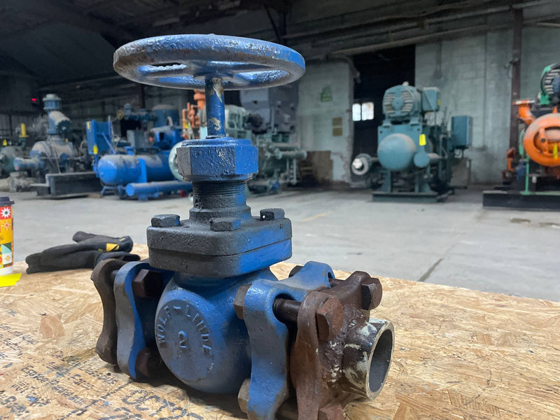 Wolf-Linde 5847 Globe Shut-Off Valve with Flanges (2")