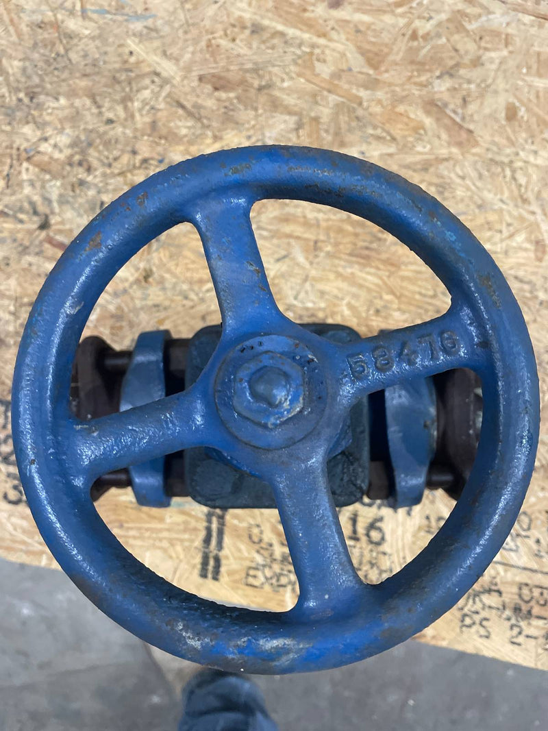Wolf-Linde 5847 Globe Shut-Off Valve with Flanges (2")