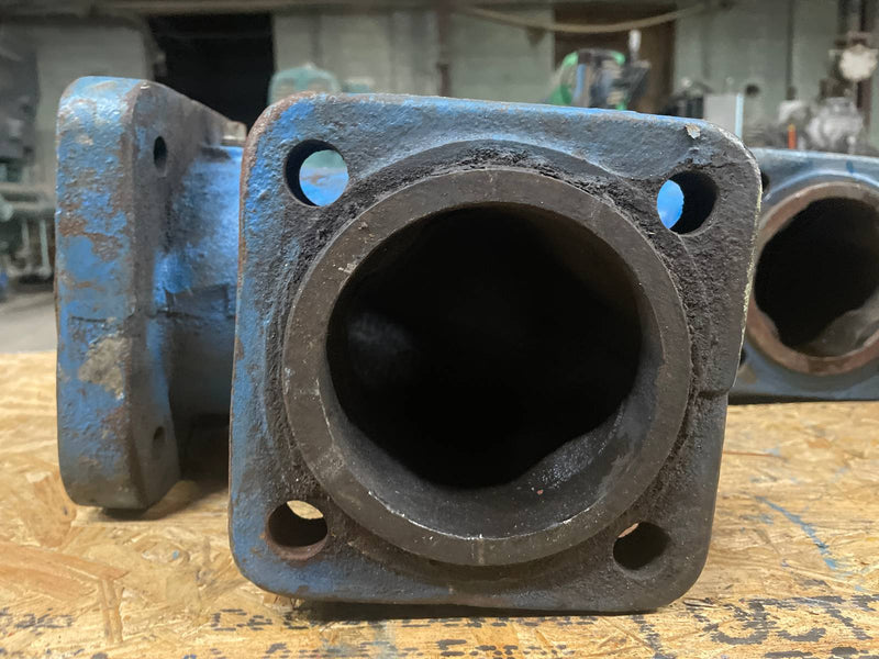 Vilter K3249BA Suction Elbow Valve with Flanges (4")