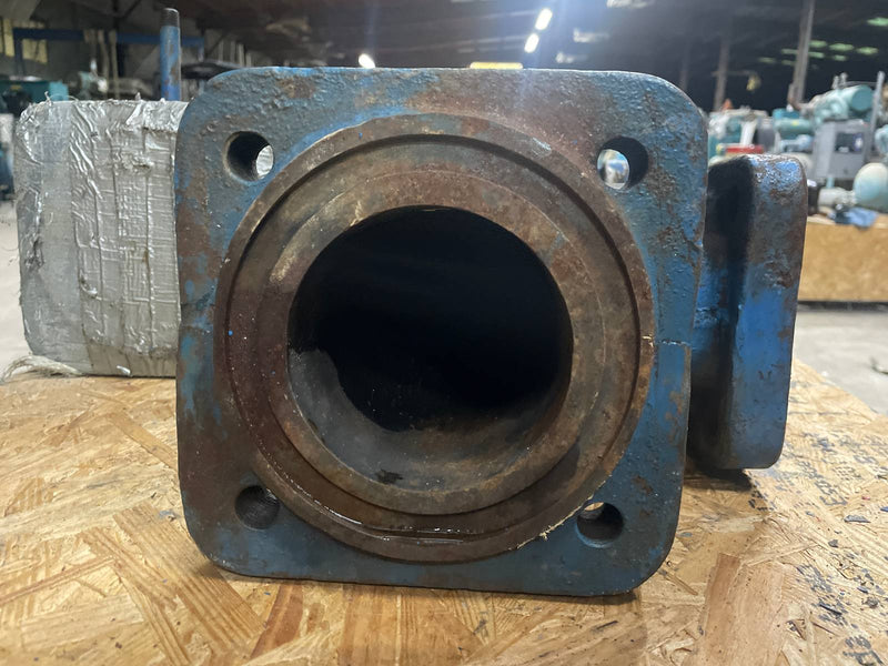 Vilter K3249BA Suction Elbow Valve with Flanges (4")