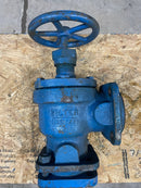Vilter K12152A Angle Shut-Off Valve with Flanges (4")