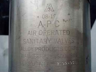 Assorted APC Air Actuated Valves APC 