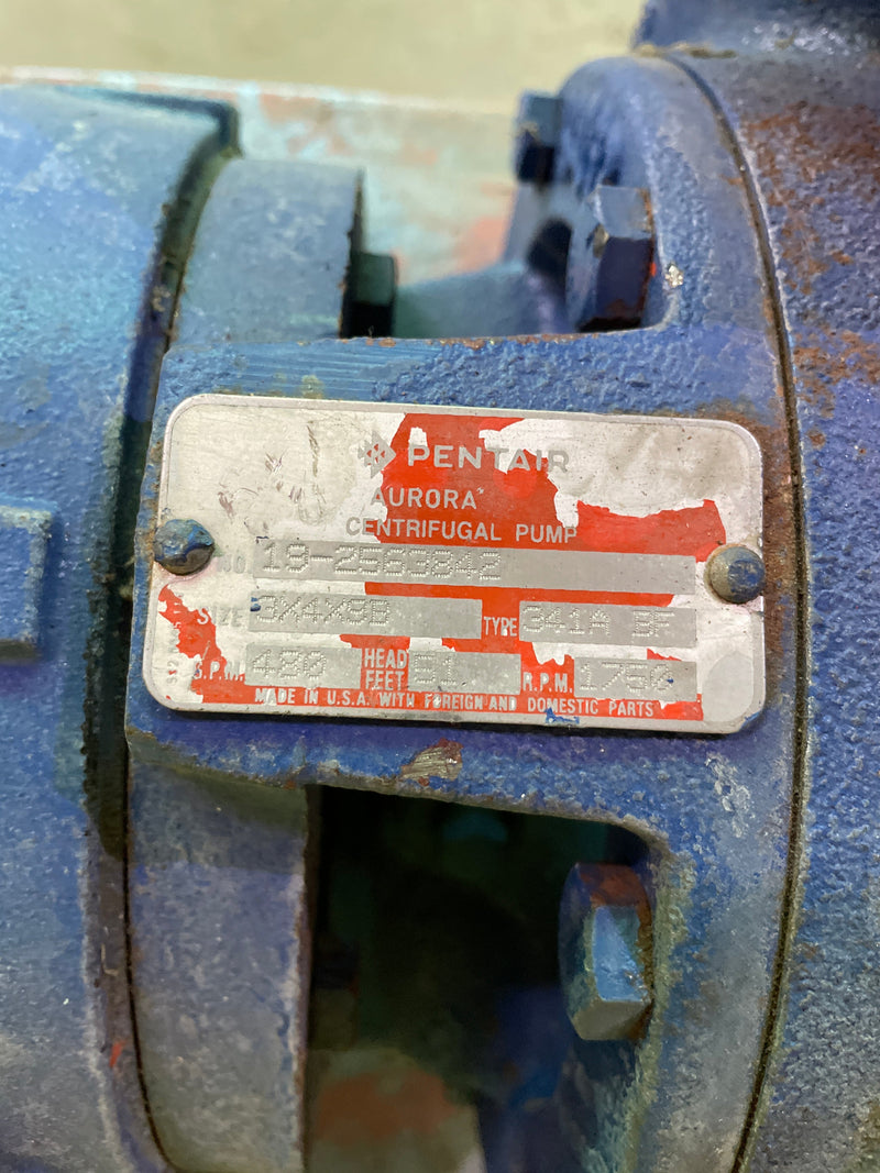Aurora 341A Centrifugal Pump (7.5 HP, 560 GPM Max) Aurora 