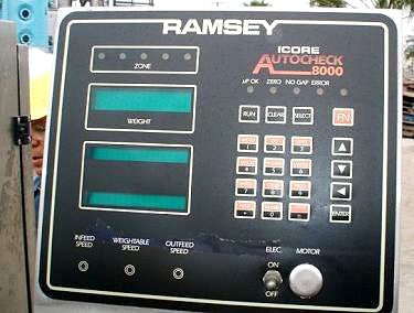 Autocheck 8000 Checkweigher and Metal Detector Line Ramsey Technology 